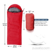 Sleeping Bag, 3 Season Waterproof Single Camping Hiking Cotton Sleeping Bag Envelope Sleeping Bag for Adult   570751057